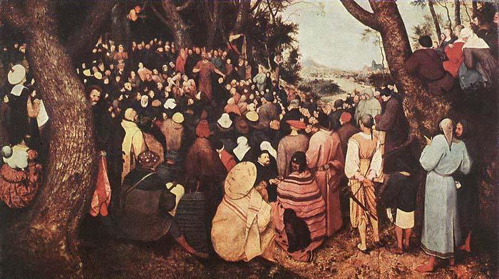 Pieter Bruegel The Sermon of St John the Baptist Germany oil painting art